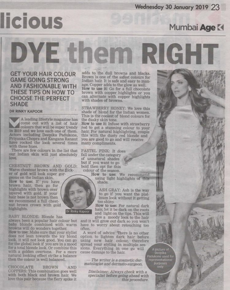 Hair colour game strong - Asian age