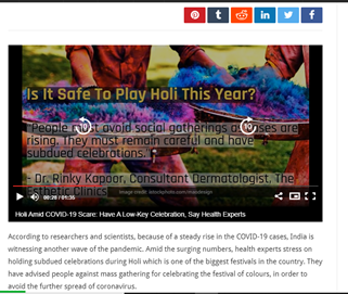 Holi amid covid 19 scares have a low key celebration says health expert